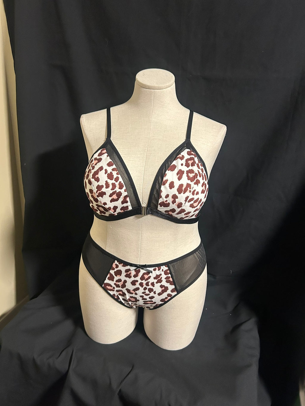 Cheetah Bra Set