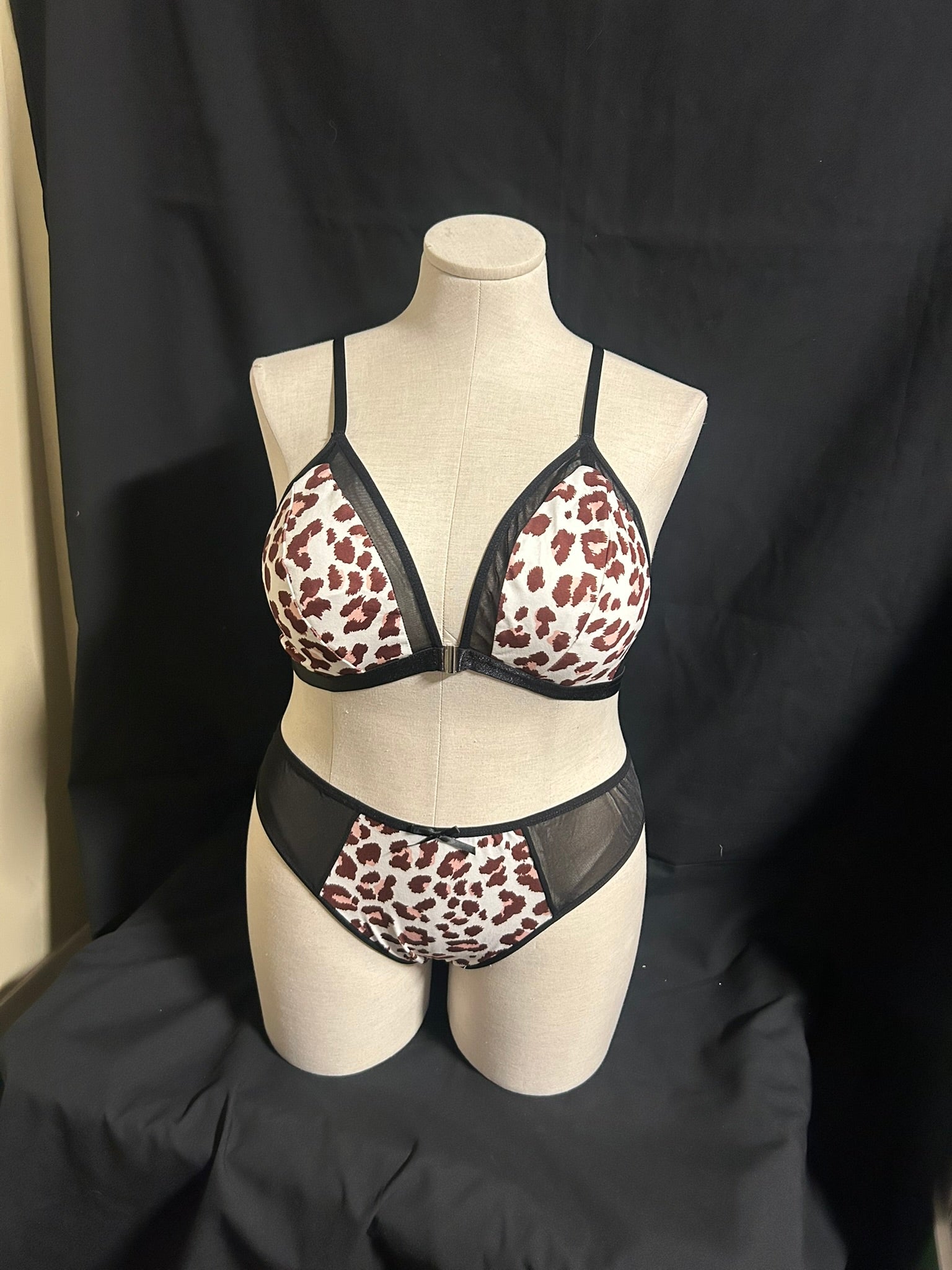 Cheetah Bra Set
